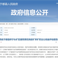 評估1.4元/噸！江西又有儲量超億噸砂石大礦出讓
