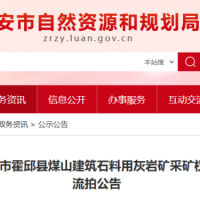 起始價8億元！安徽一建筑石料用灰?guī)r礦無人報(bào)價流拍